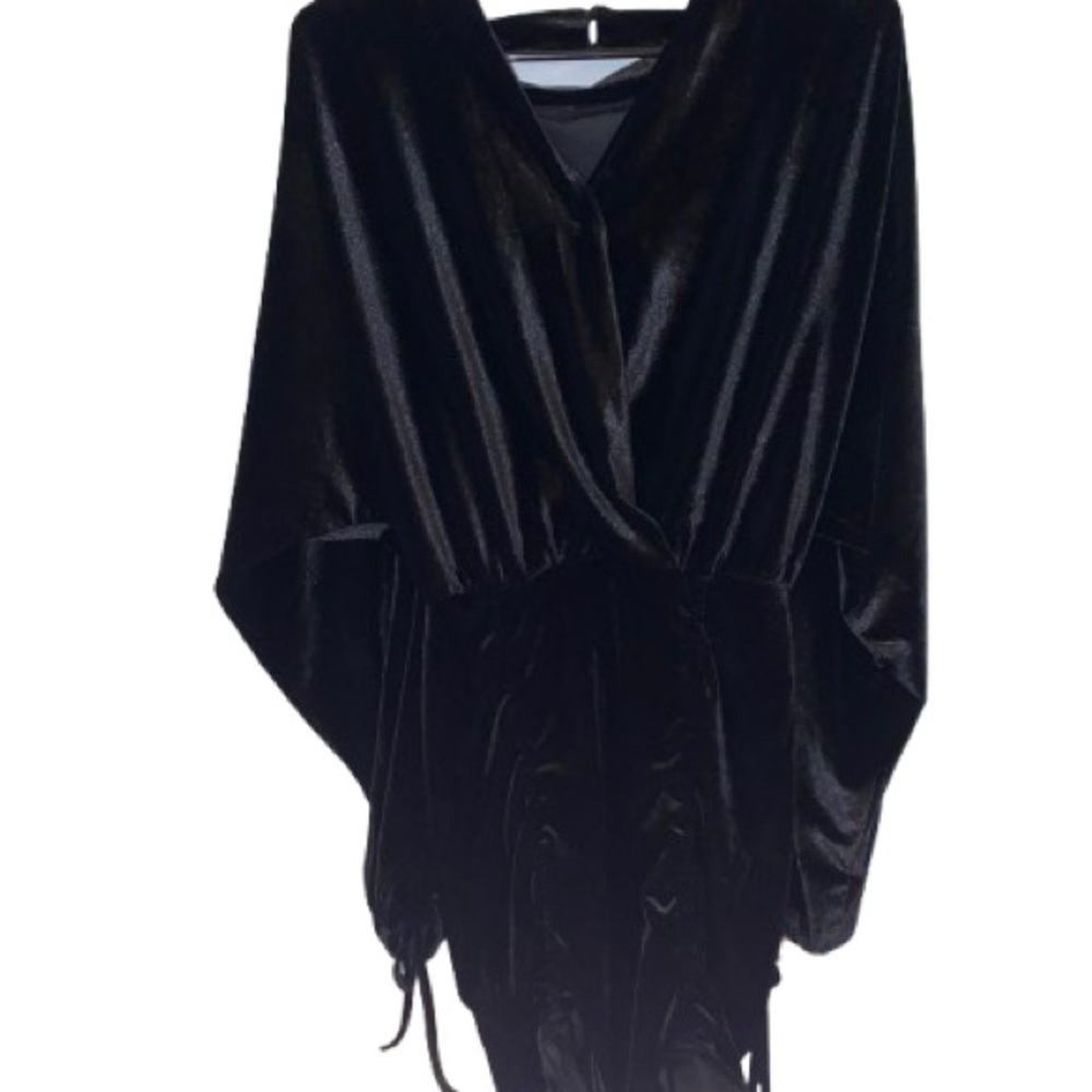 💙 Elegant Black Velvet Dress